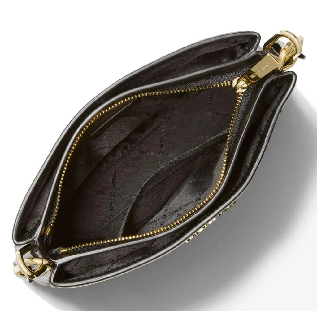 Sac à main Michael Kors Jet Set Medium Crossbody Noir - Design Élégant
