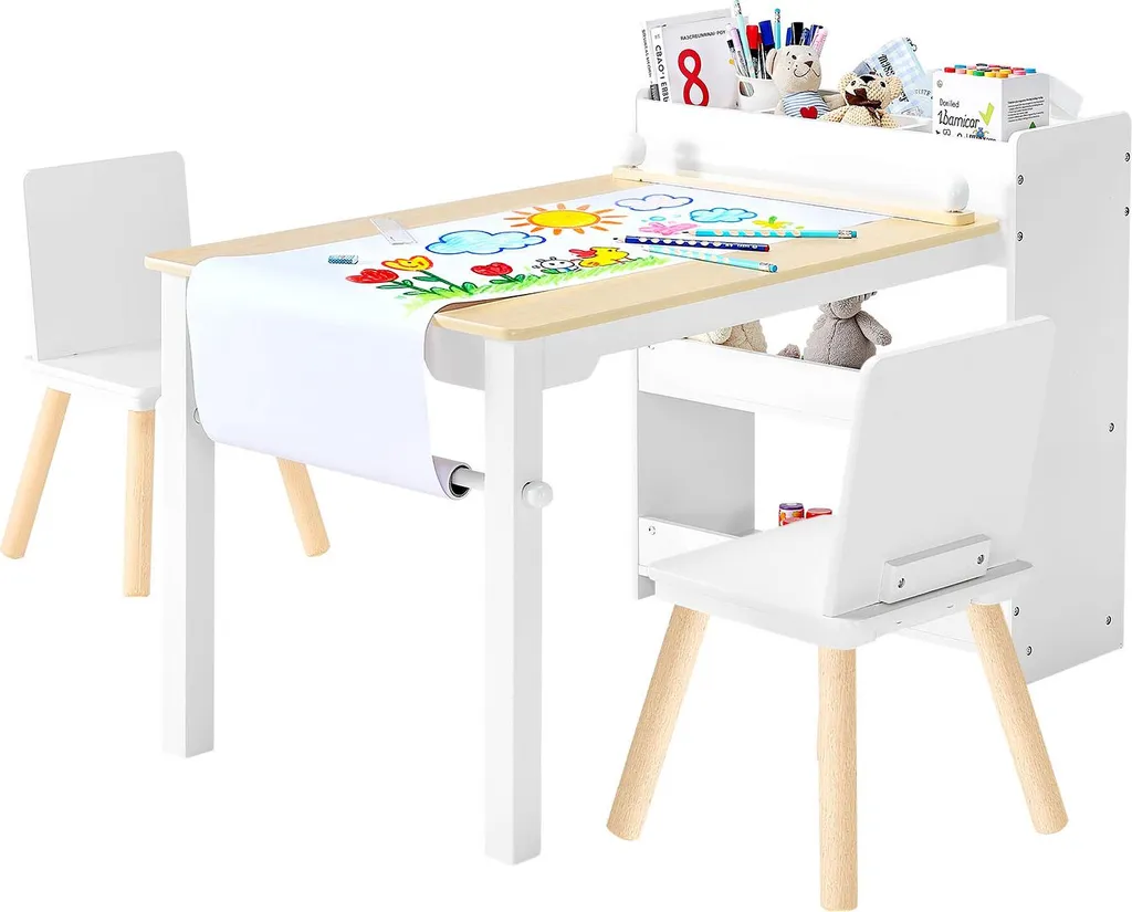 Table de bricolage enfant pour ranger les jouets et dessiner sans désordre