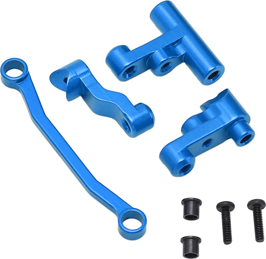 Gruppo Sterzo LaTrax Teton 1/18 in Alluminio Blu - Ricambi RC