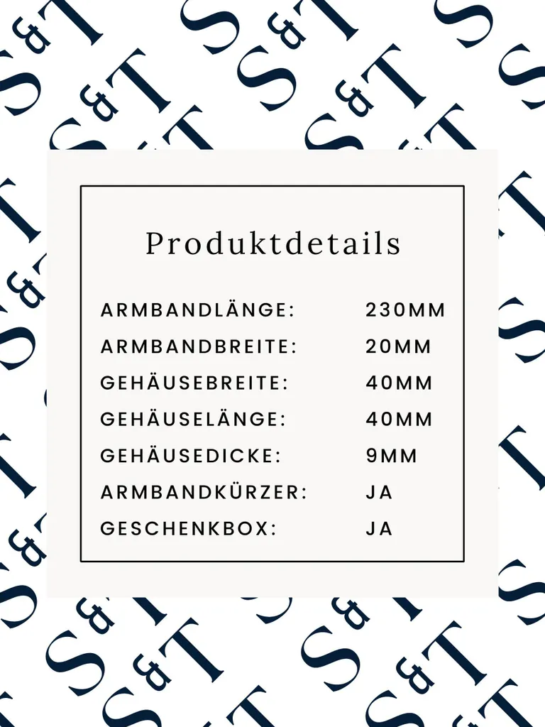 Montre à Quartz Précise Finition Givrée et Boîtier Acier Inoxydable