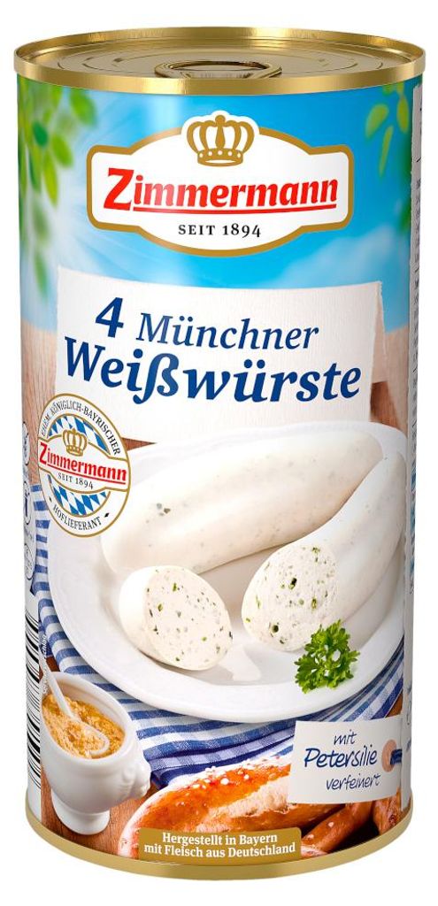 Münchner Weißwürste (4 Stück / 250 g) Produktbild 
