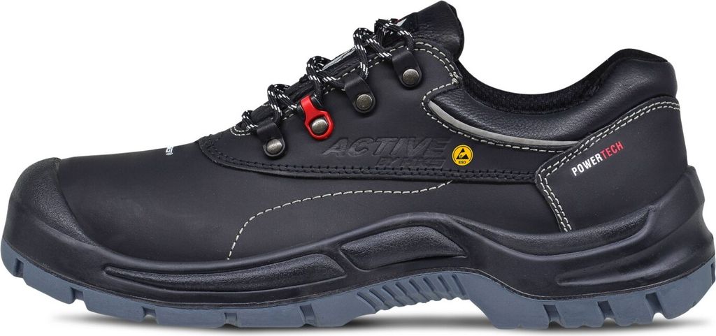 HKS Sicherheitshalbschuh S3 SRC Leder schwarz "ACTIVE 400" 46