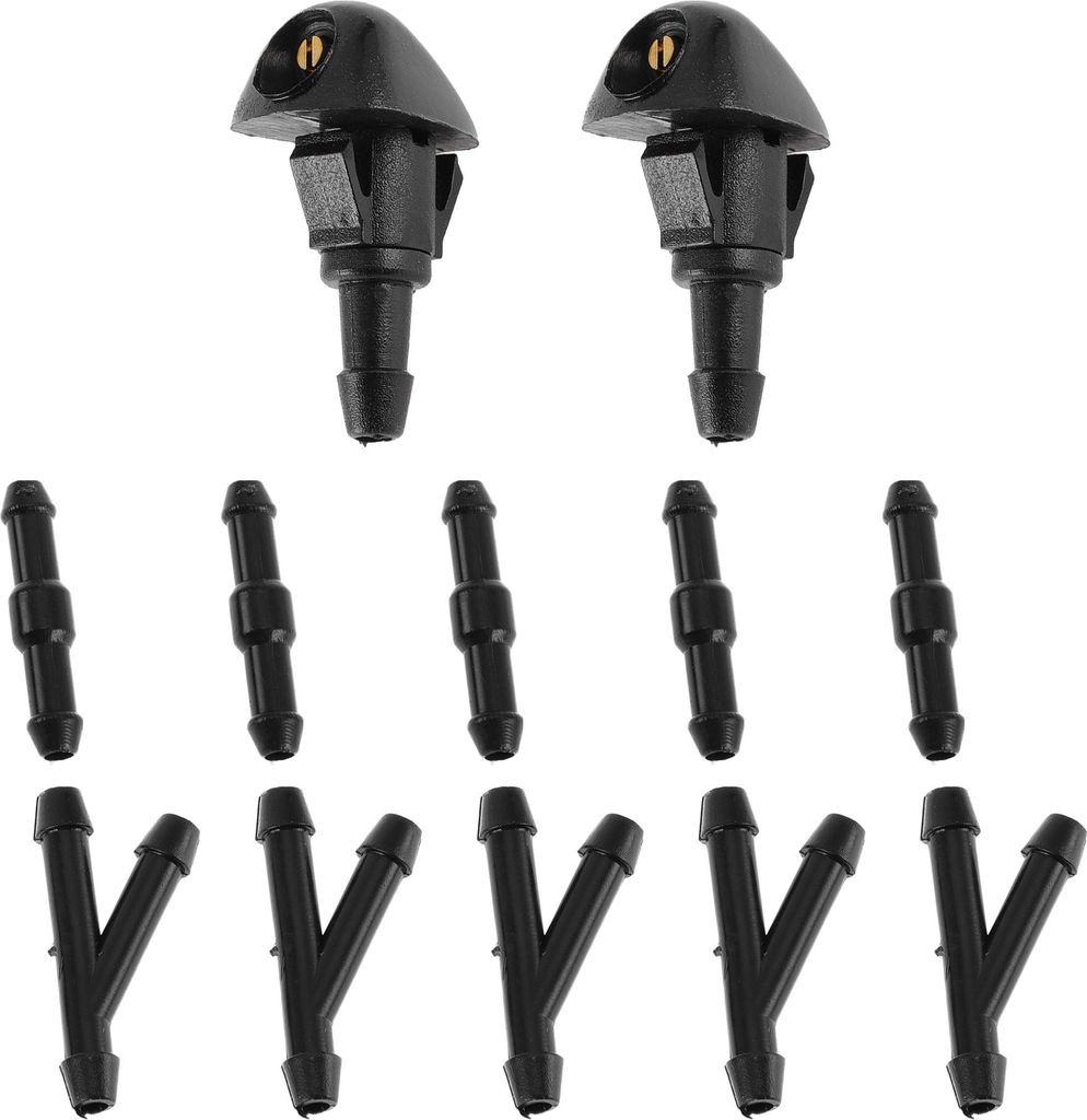 Windschutzscheibenwaschdüse für Honda CR-V 2002-2004 Schwarz Vorne Kunststoff 1 Set