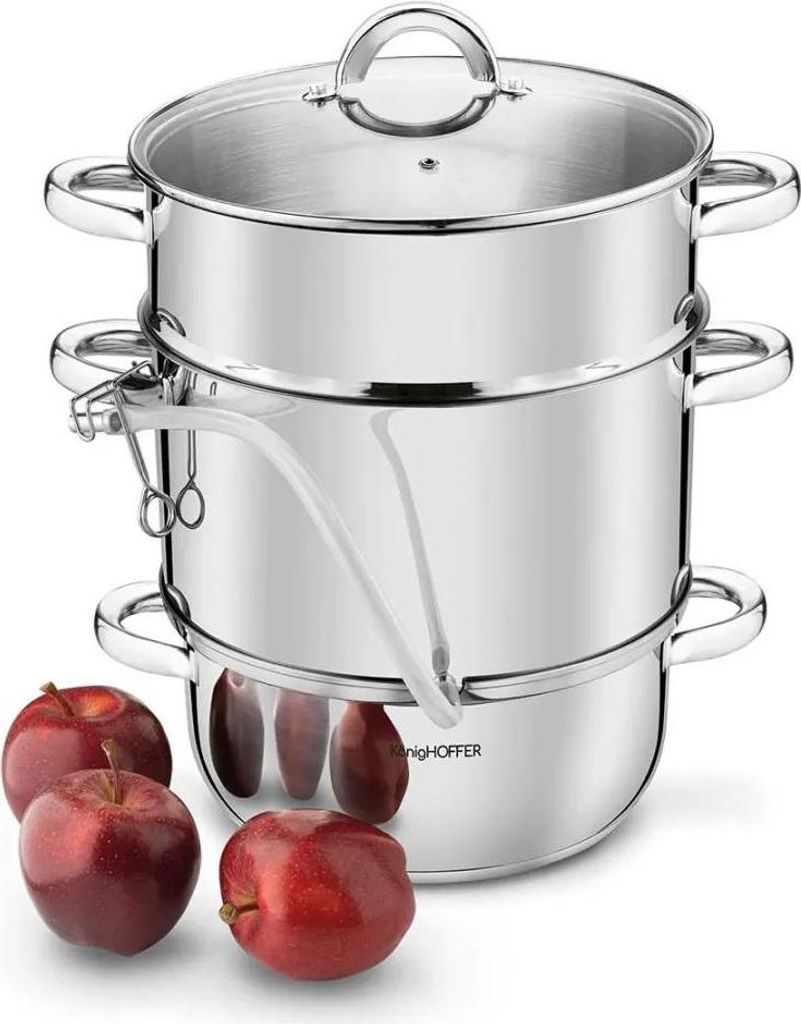 Könighoffer Sokownik 8L Induktion Edelstahl Silber Produktbild 