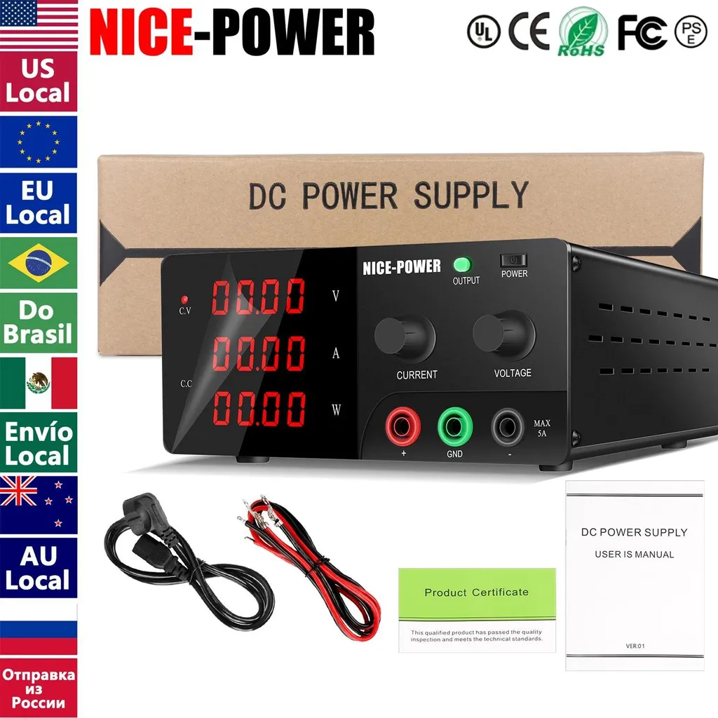Alimentation stabilisée 30V 20A programmable avec encodeur haute précision - 2