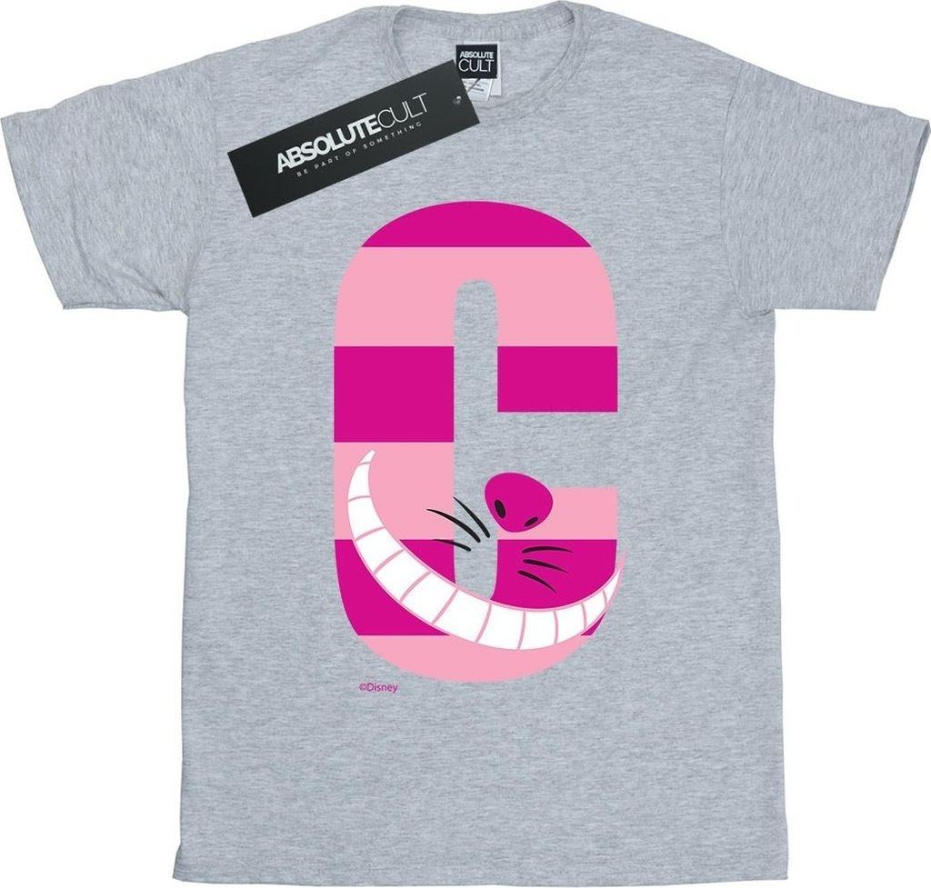 Disney - "Alphabet A Is For Ariel Alice" T-Shirt für Herren BI10165 (S) (Grau)