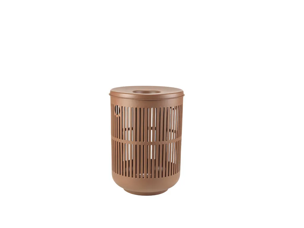 Panier de rangement de salle de bain Ume en terre cuite terracotta chic
