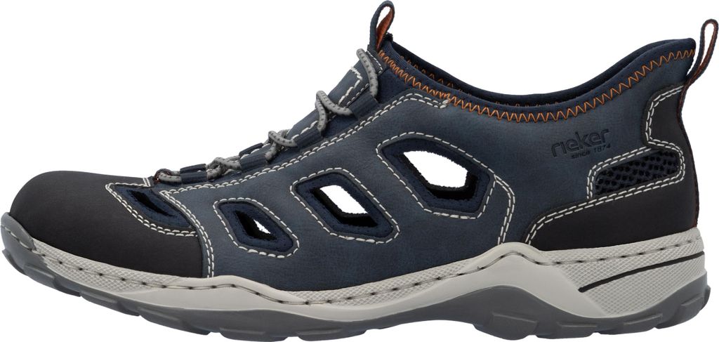 Rieker Sportliche Slipper Herren 31393837303139 Blau 40 EU