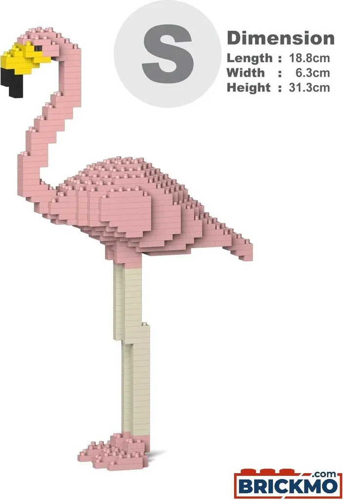 Décoration DIY Flamant Rose JEKCA : Kit Loisir Créatif pour Salon Chic