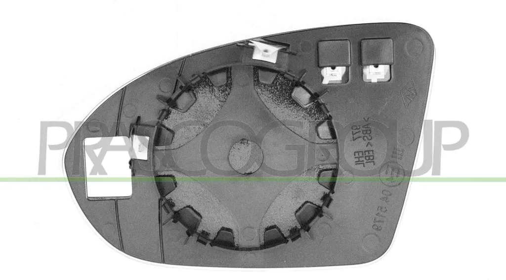 Miroir de rétroviseur extérieur droit pour Astra K - PRASCO OP4207513 OE