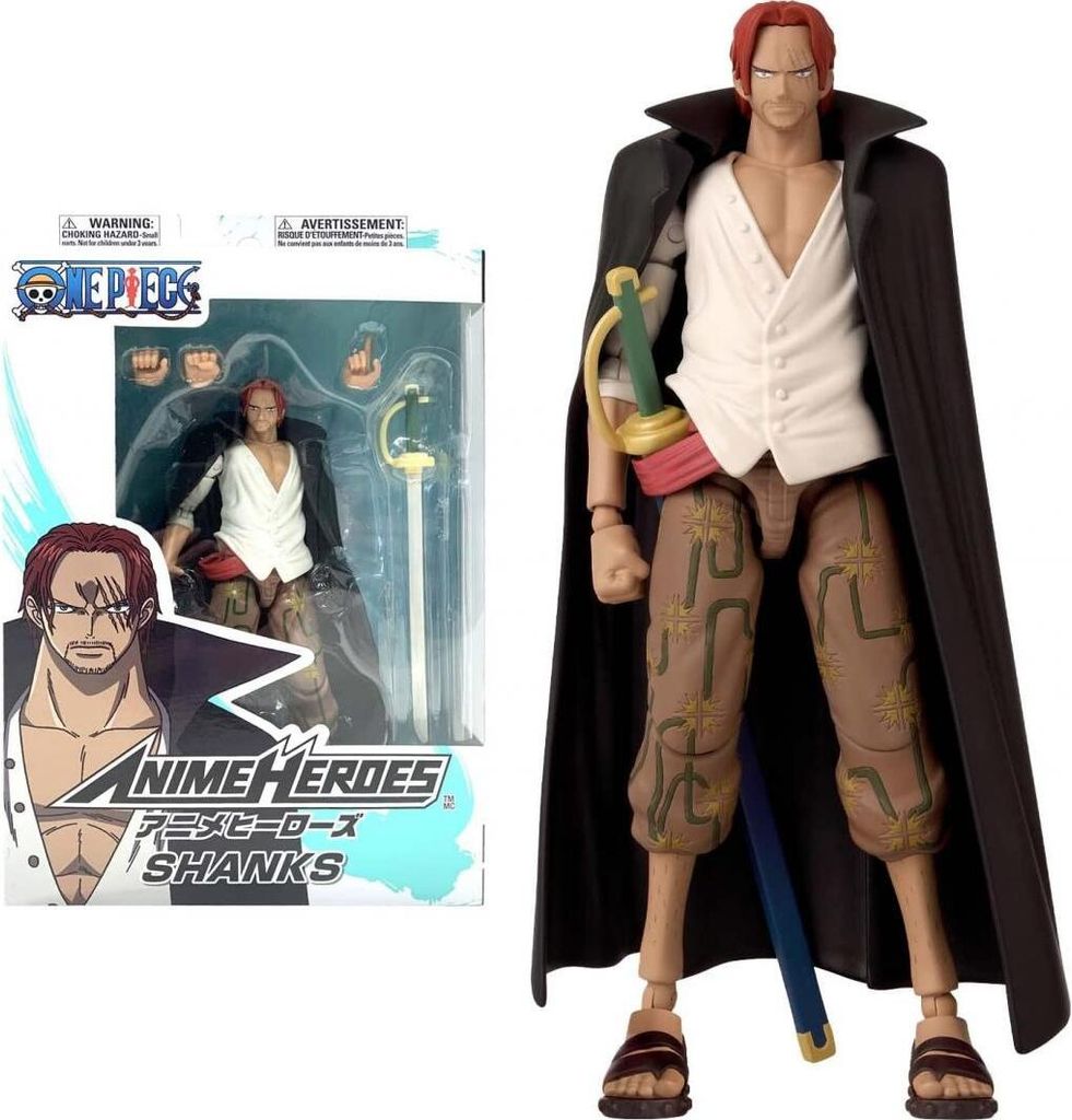 Actionfiguren One Piece Bandai Anime Heroes: Shanks 17 cm Produktbild 