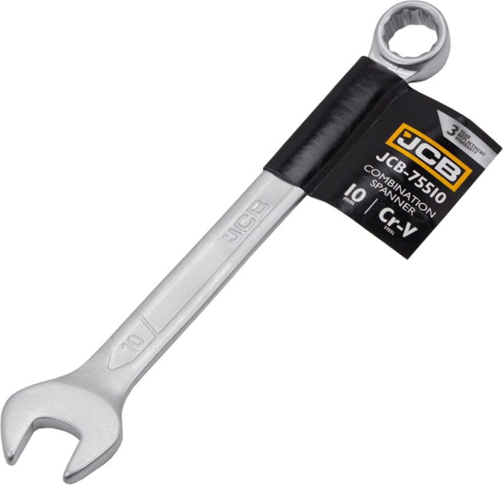 JCB | Ringmaulschlüssel 10MM, Ratschenschlüssel, Maul-Ringschlüssel, Schraubenschlüssel, Gabelringschlüssel, Ratschenringmaulschlüssel