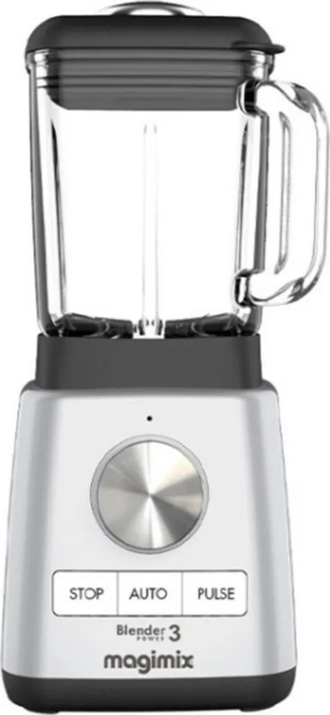 Blender Magimix Power 3 Chrome Mat - Mixeur 1.2L Performant et Compact