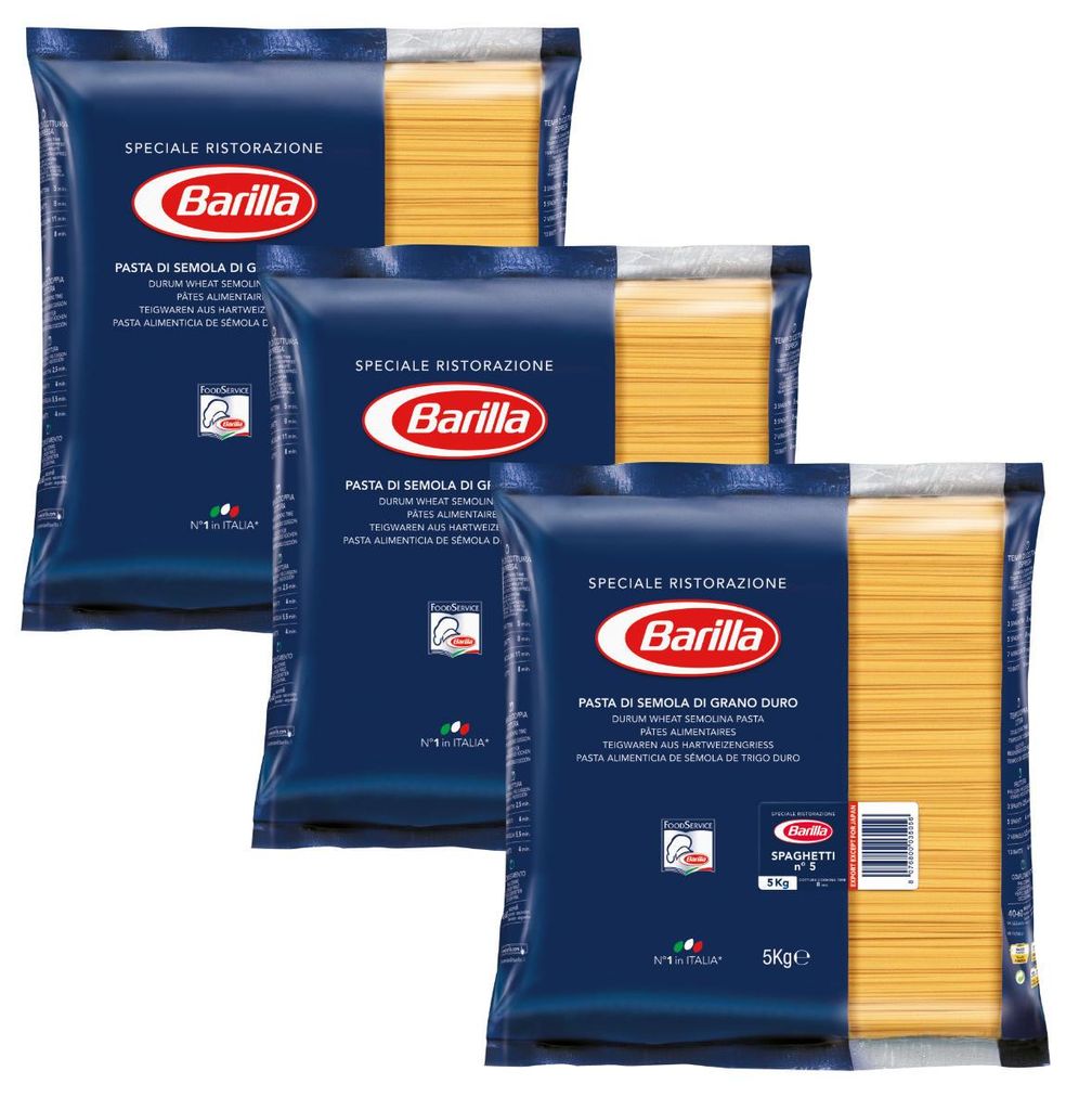 Barilla Spaghetti Nr 5 Lange Pasta aus Hartweizengriess Produktbild 