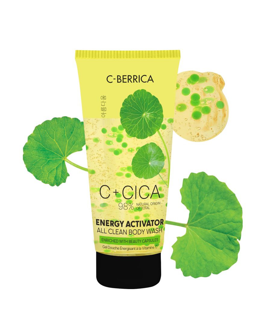 Natura Siberica CICA C-BERRICA. Energy Activator ALL CLEAN BODY WASH Enriched with beauty capsules, 200 ml