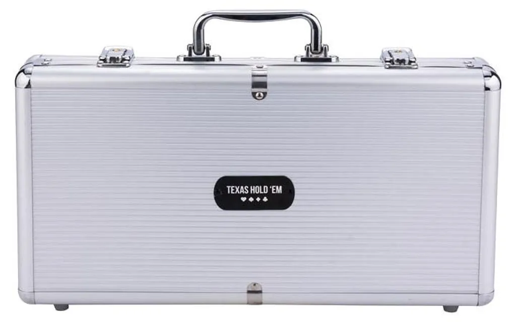 Poker Set 300 Standard - Mallette de Poker en Aluminium avec 300 Jetons