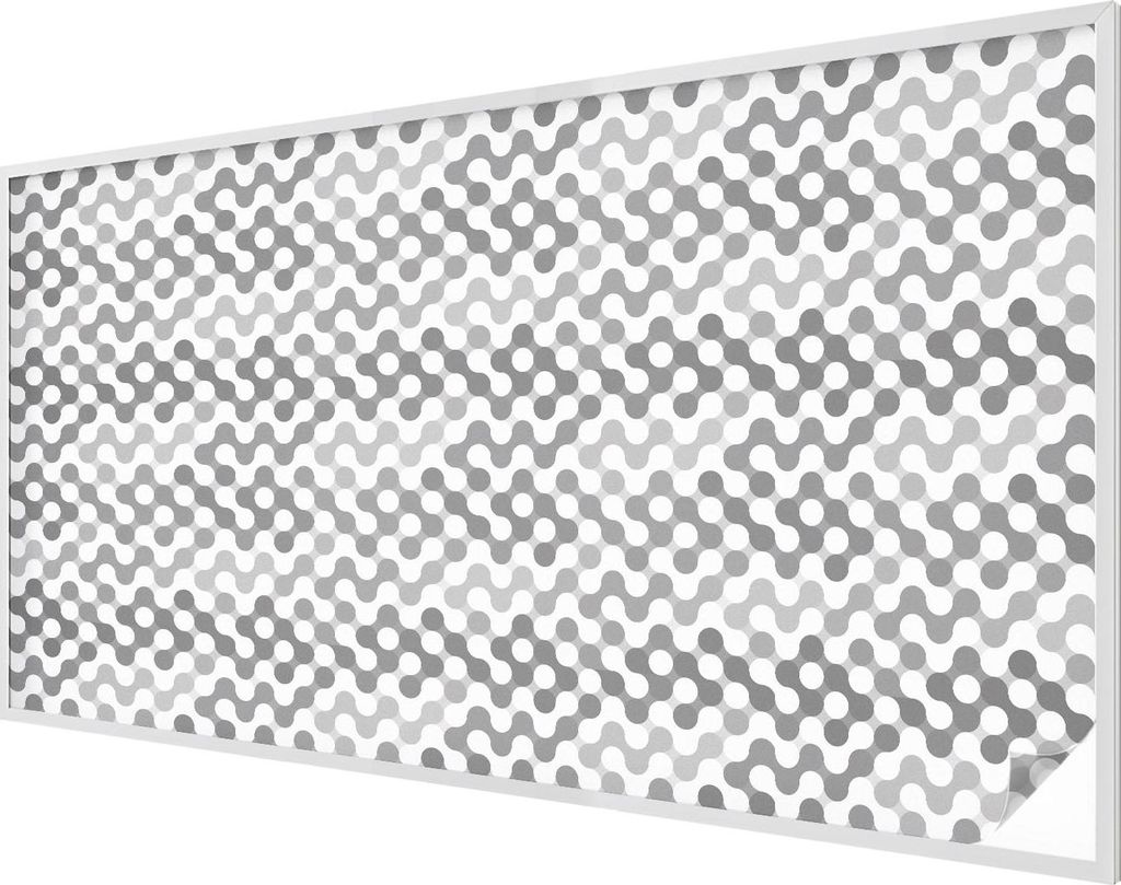 Buntglas Fensterfolie – 116x200 cm – Stained-Glass Design – blickdichte dekorative Sichtschutzfolie – selbstklebend, UV-Schutz – Wellenge...