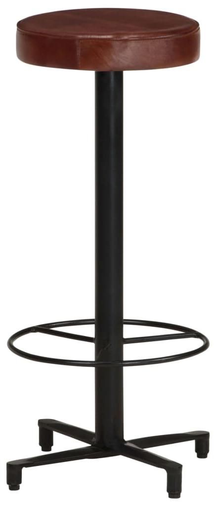 vidaXL Barhocker 2 Stk. 76 cm Echtleder
