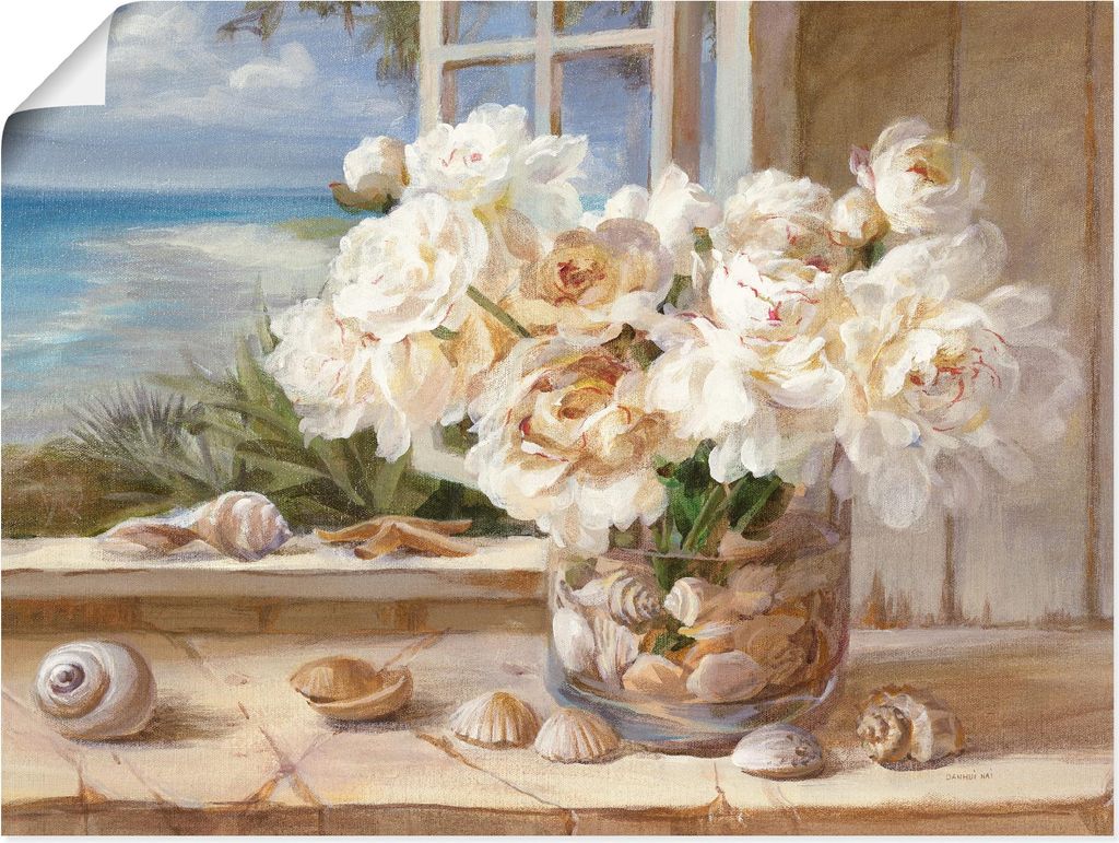 ARTland Poster Am See Größe: 80x60 cm