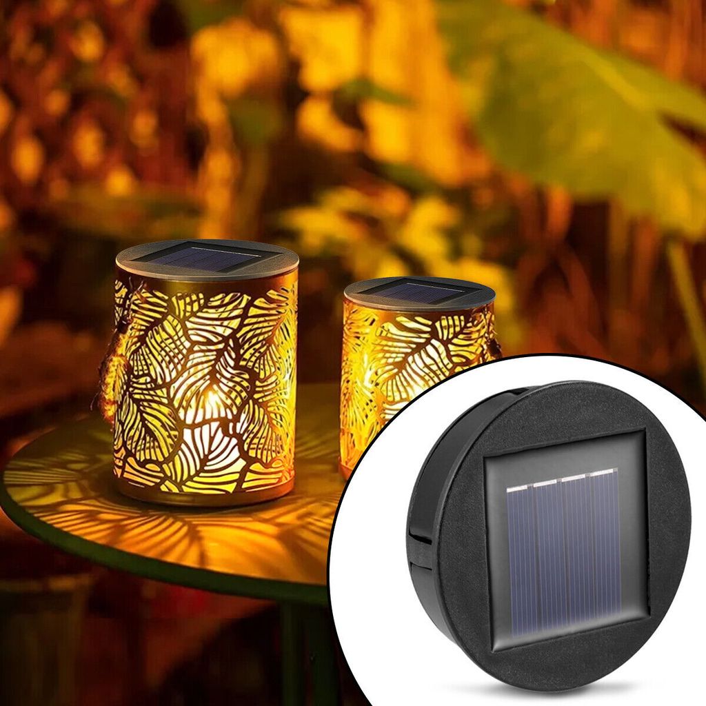 6 Stück Solarleuchten Ersatz Top Solarpanel Latern mit LED Produktbild 2