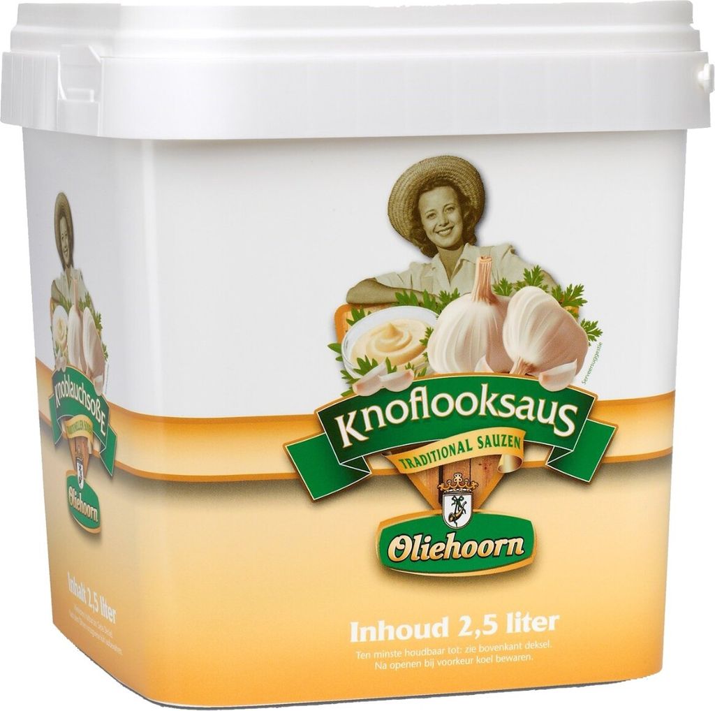 Oliehoorn Knoblauchsoße 2,5 Liter