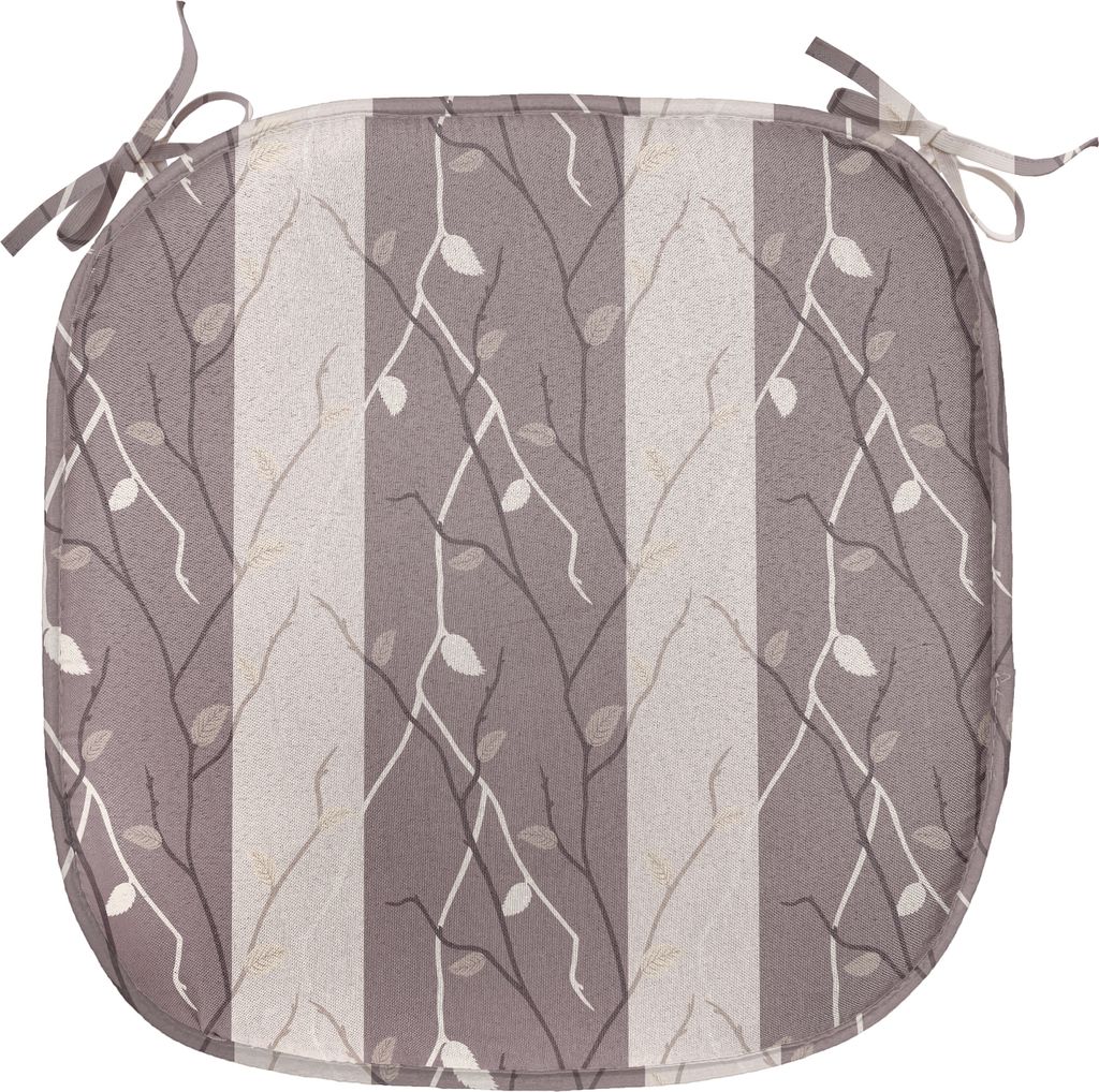 ABAKUHAUS Blumen Polster für Esszimmerstühle, Irdenen tonte Herbst, Dekoratives wasserfestes Kissen mit Riemen für Küchensitze, 40 cm x 40 cm, ...