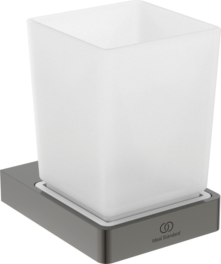 Ideal Standard Einzel-Mundglas Conca Cube T4504A5 Magnetic Grey