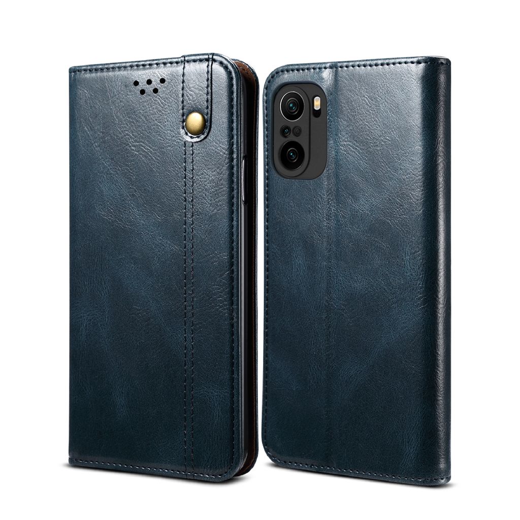 Pouzdro pro Xiaomi Poco F3, kožené flip pouzdro peněženka s Obrázek produktu 