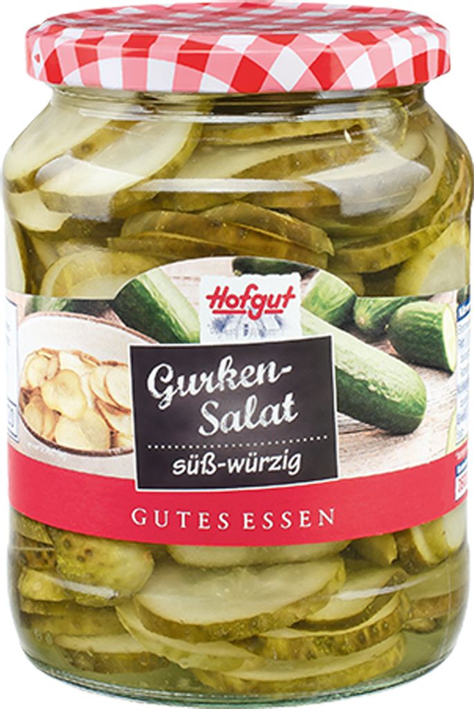 Uhorkový šalát Hofgut sladký a pikantný s klasickým Obrázok produktu 