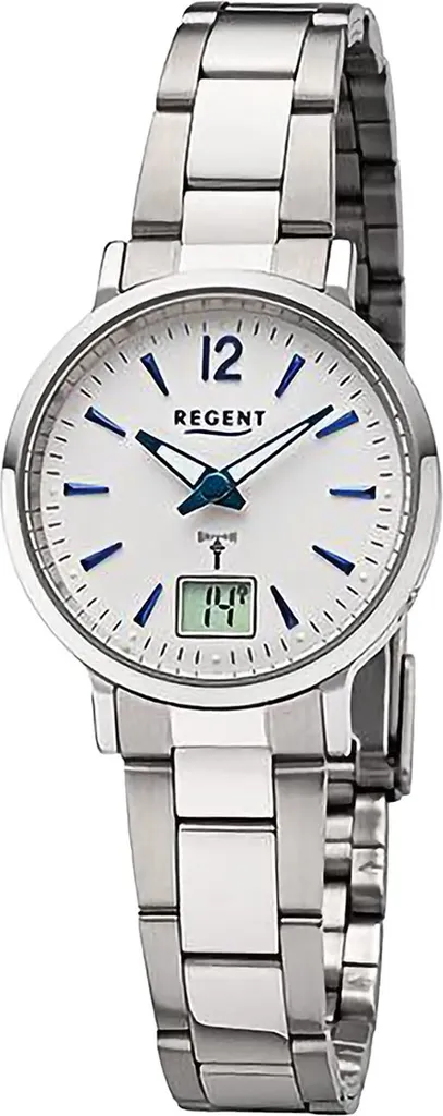 Orologio Regent Donna URFR267 Radiocontrollato Acciaio Argentato
