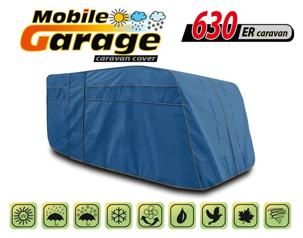 Couvercle de bouchon caravane bleu Série Mobile Garage 630ER Premium