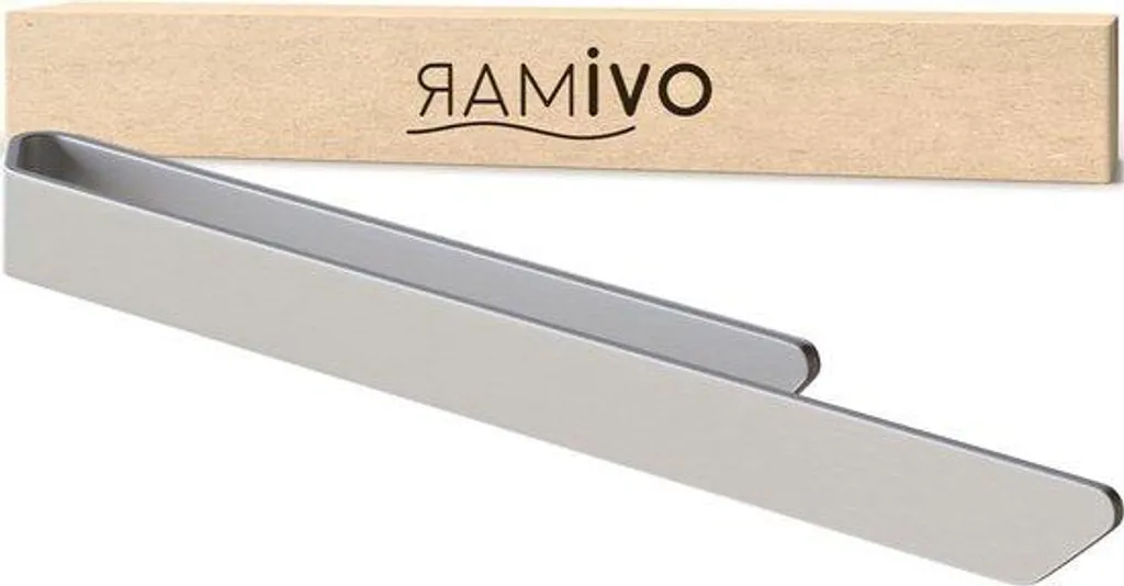 Porte-serviettes Aluminium Stevns 40 cm brossé pour salle de bains