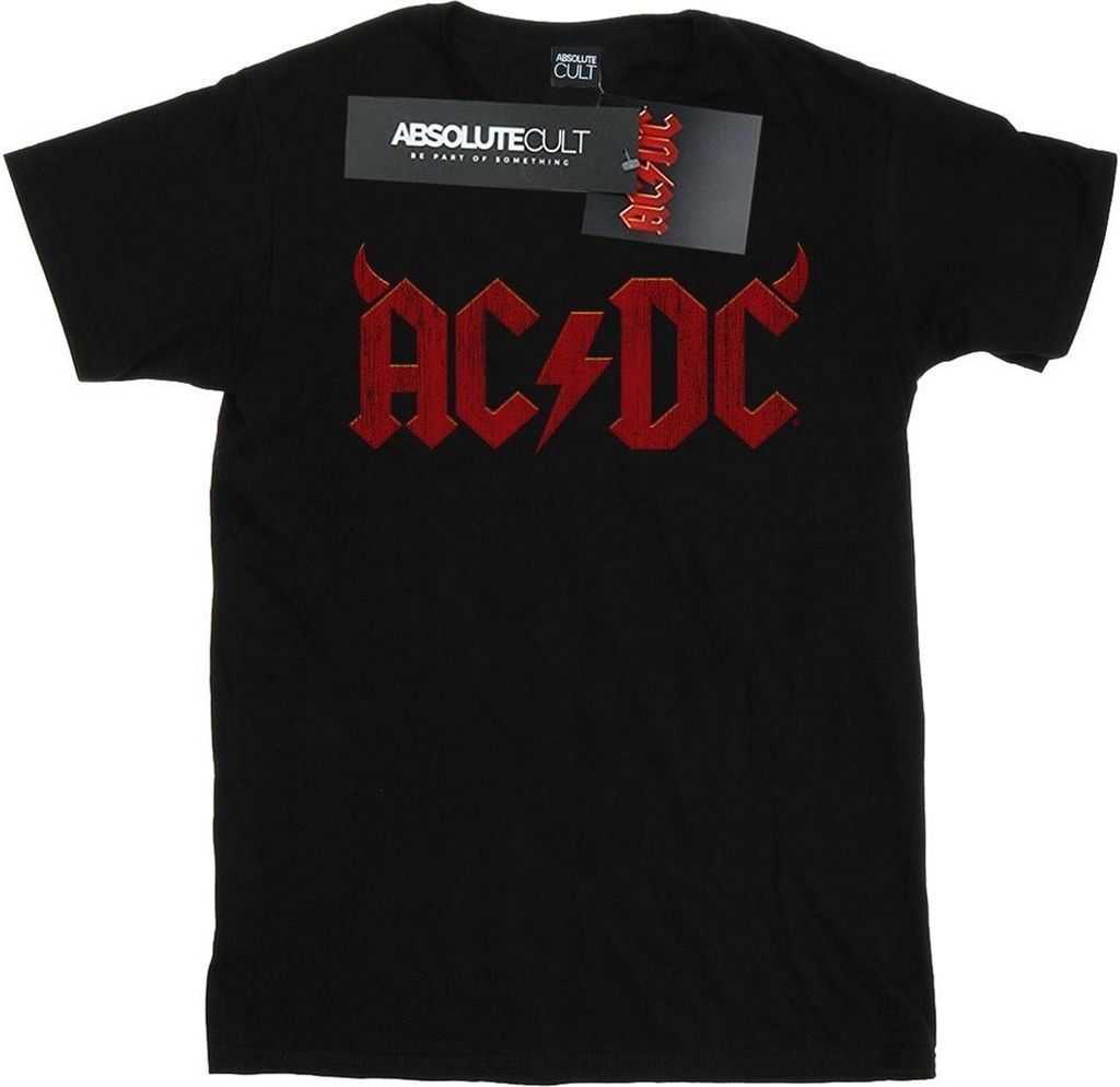 AC/DC - T-Shirt für Mädchen BI4142 (116) (Schwarz)