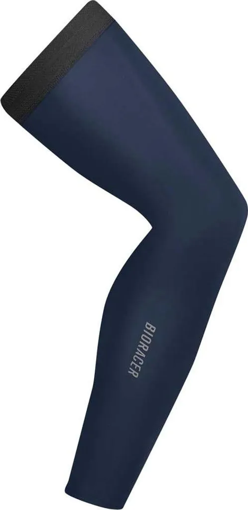 Chauffe-jambes Bioracer Bleu L Homme anti-glisse contre le froid à vélo