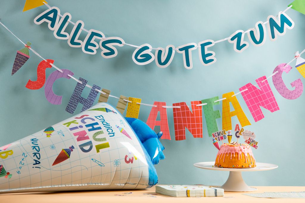 8 Partypicker Schulanfang 11cm Deko Torte Kuchen Muffins Produktbild 5