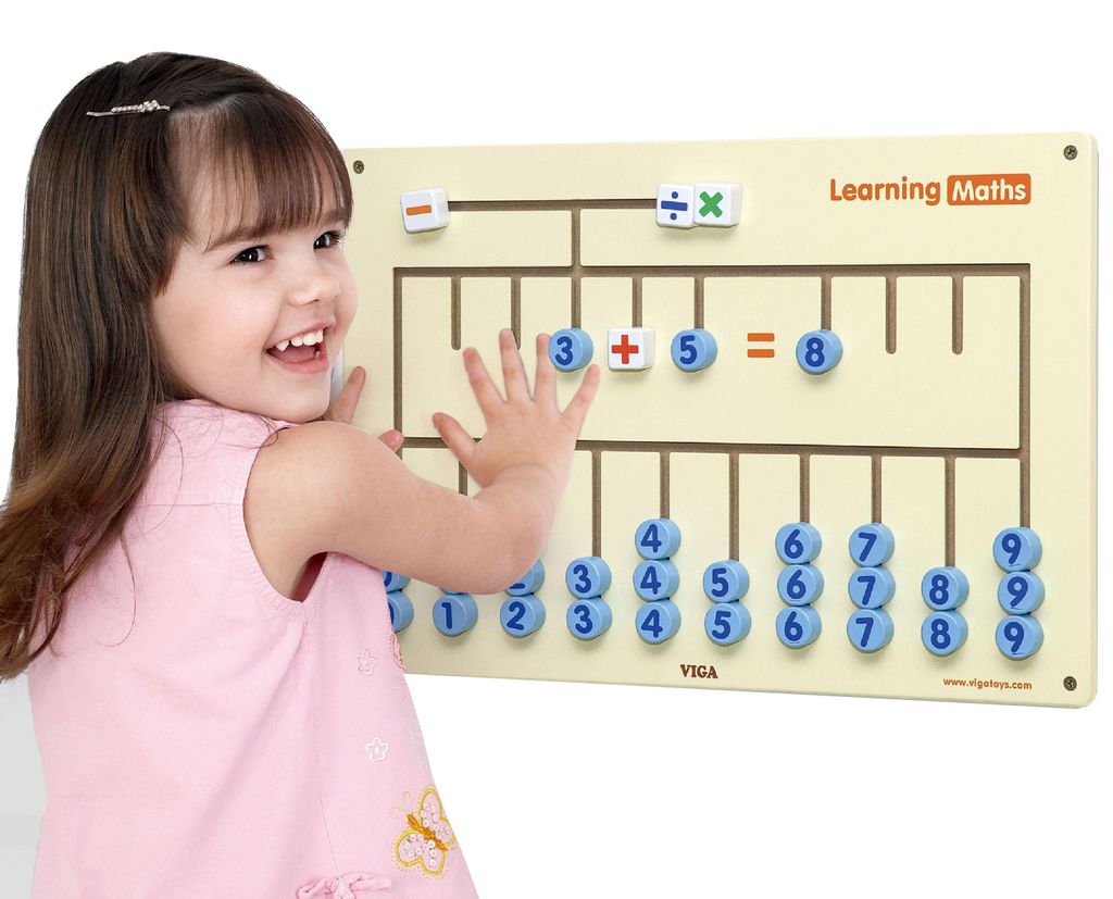 Viga-Sinnesbrett zum Zählenlernen –Montessori-Zertifikat Produktbild 