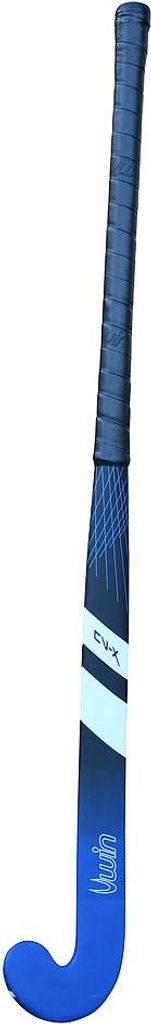 Uwin Hockeyschläger Fiberglas schwarz blau 32 Zoll für Kinder