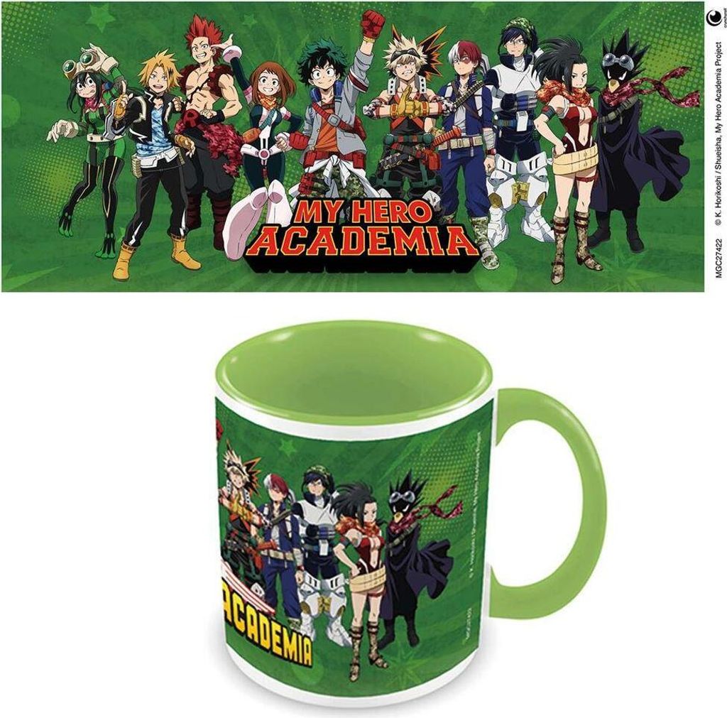 My Hero Academia - Kaffeebecher "Go Team" PM5809 (Einheitsgröße) (Grün)