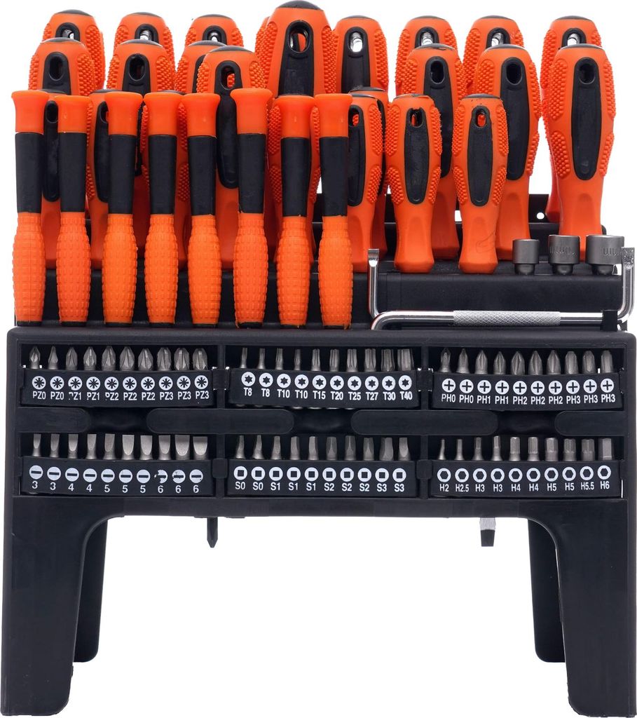 Kraft&Dele KD10957 Schraubendreher- und Bit-Set 100-teilig Produktbild 