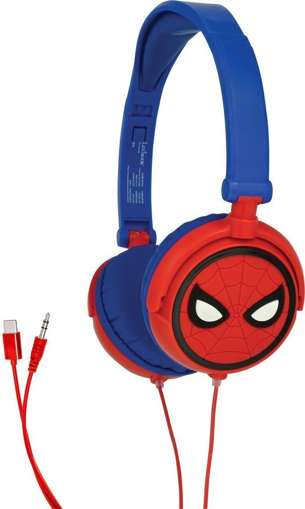 Lexibook HP010SP, Kabel, Hudba, 140 g, Sluchátka, Červená, Obrázek produktu 