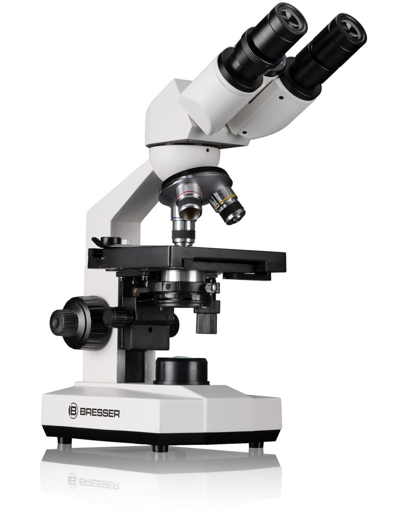 Bresser Optics BINO 40X-400X, Optisches Mikroskop, Schwarz, Produktbild 