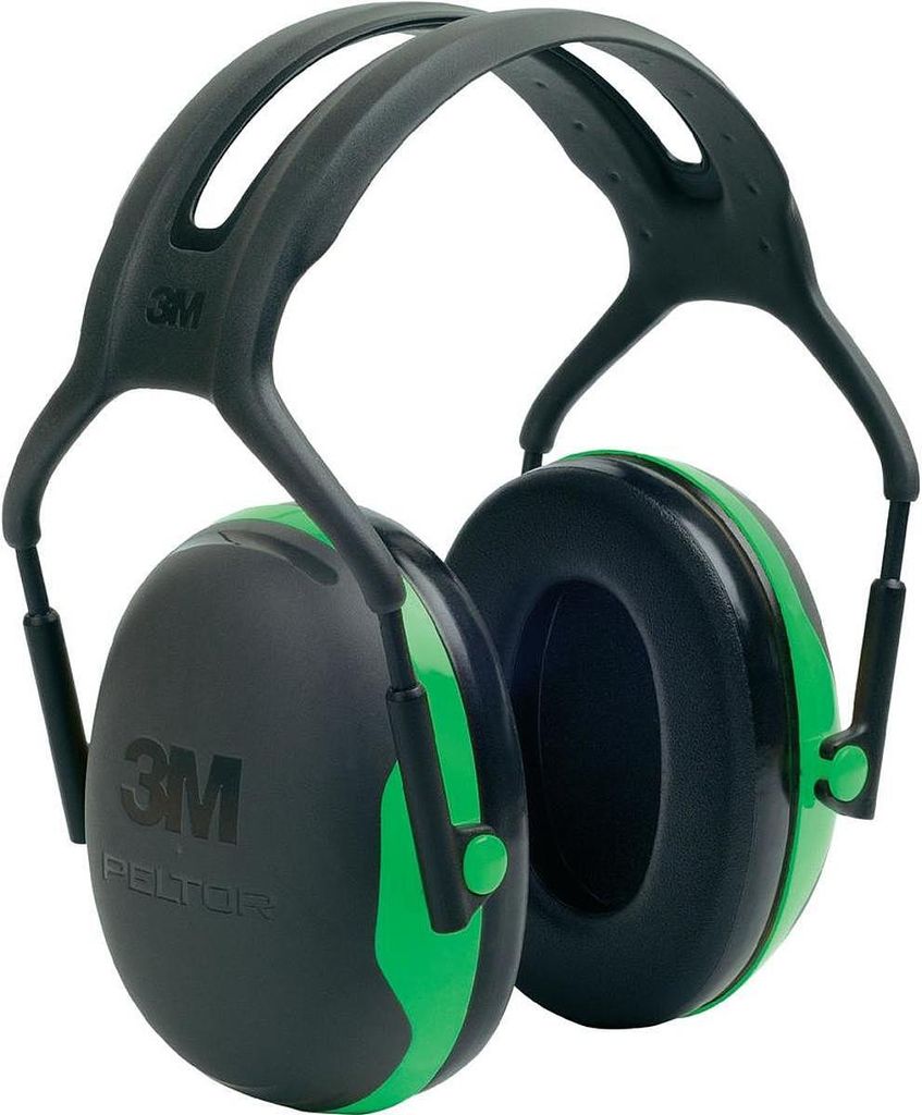 3M Gehörschutz XI Kapseln schwarz / grün EN352-1 SNR 27db - Produktbild 