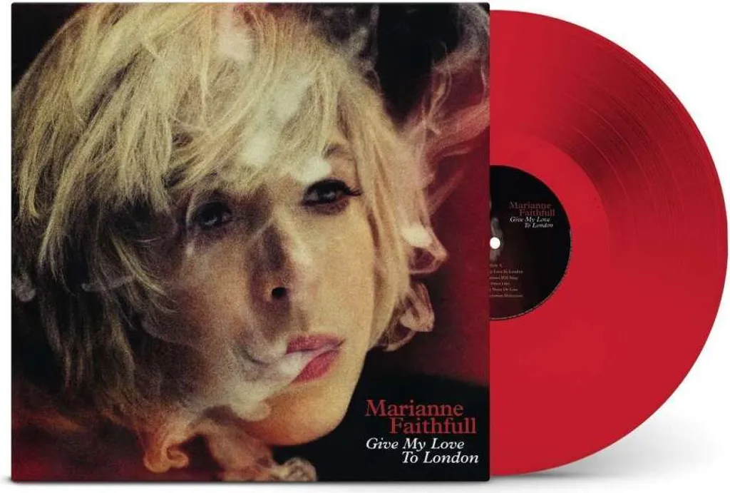 Marianne Faithfull Give My Love To London Vinyle Rouge 180g Édition Limitée