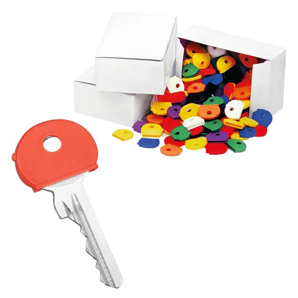 Set 100 Copri Chiave WEDO Rotondi - Colora il tuo Mazzo di Chiavi - 4