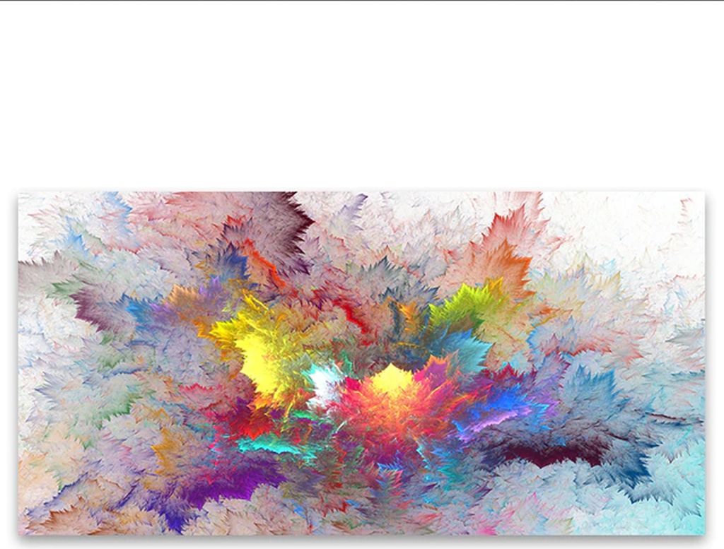 TPFLiving Kunstdruck LW-303 (OHNE RAHMEN) Poster - Leinwand - Wandbild - Hochauflösender Giclée-Druck, langlebig und hochwertig - Abstrakte Struk...