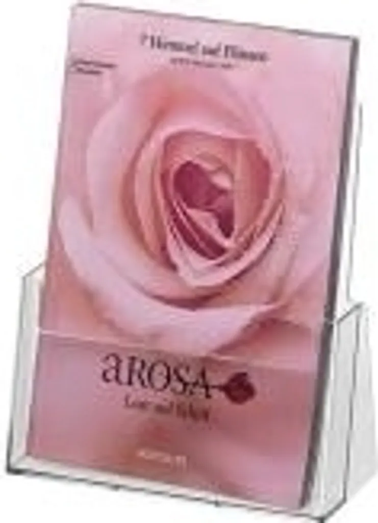 Espositore Helit H6122902 A4: Porta Depliant Professionale in Polistirene