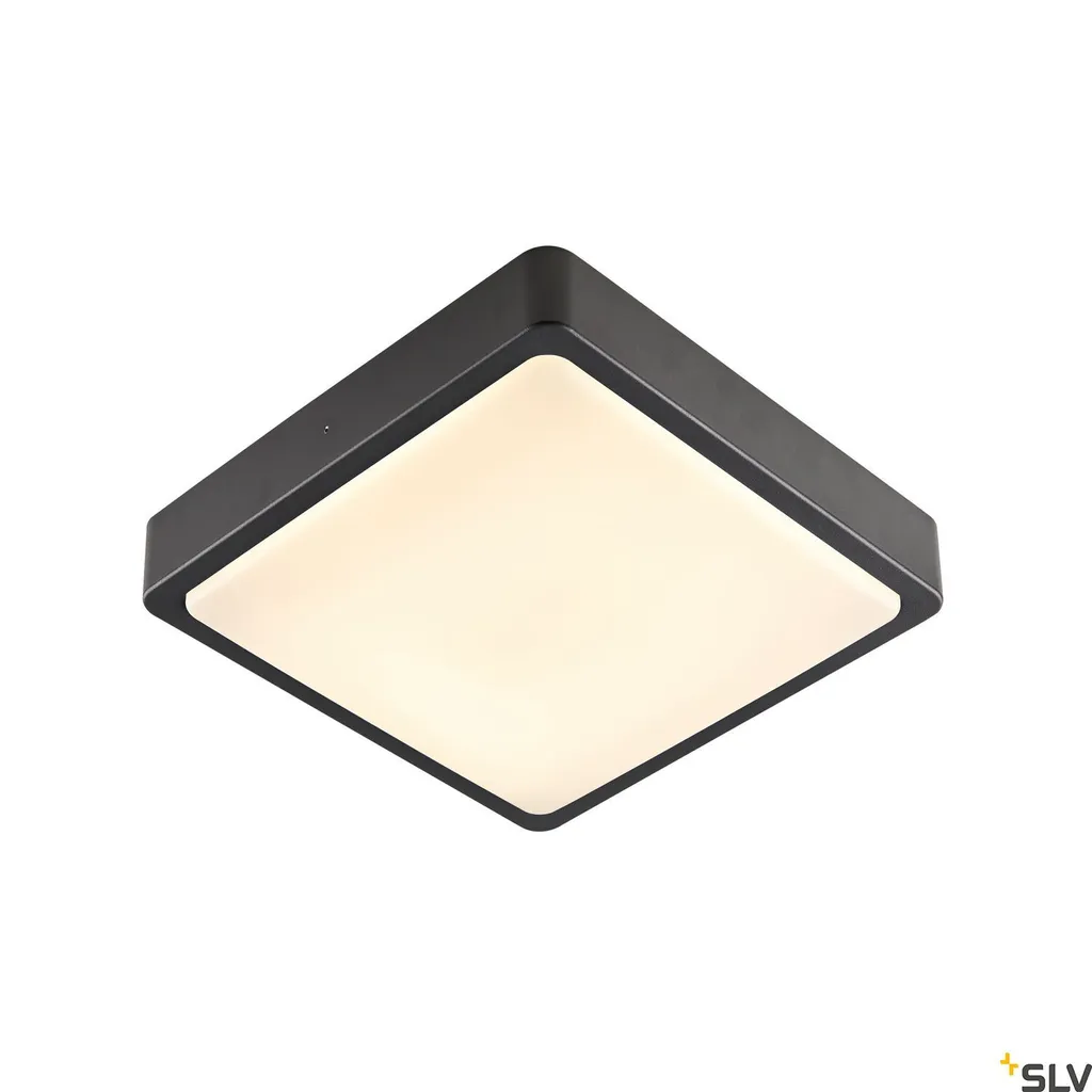 Applique étanche IP65 SLV Ainos Square LED - Plus de soucis d'humidité