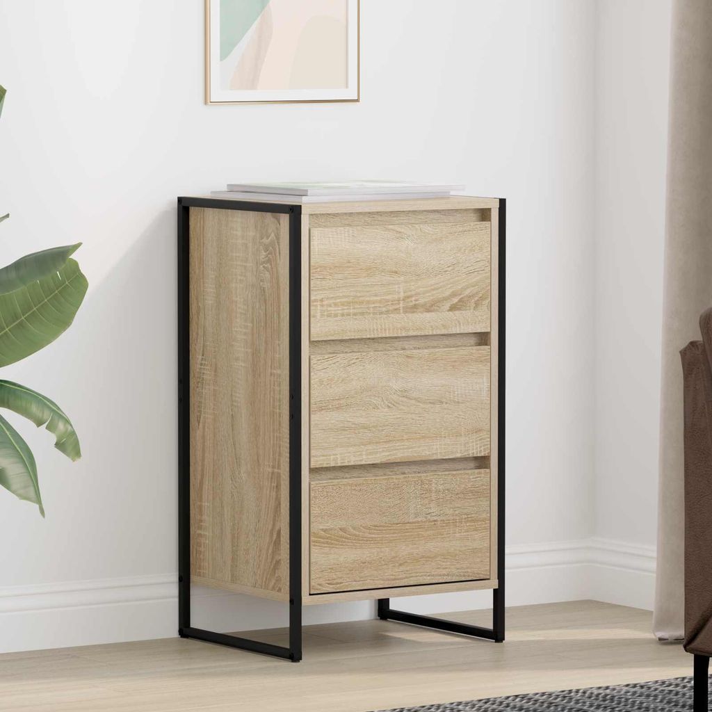 Maison Exclusive - Sideboard mit Schubladen Sonoma 42 x 36 x 75,5 cm Holzwerkstoff