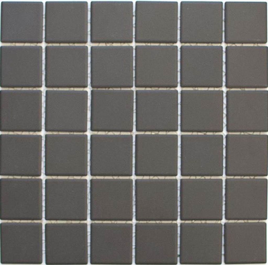 Mosaik Fliese Keramik braun unglasiert Fliesenspiegel MOS14-CU253