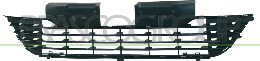 Grille centrale d'aération PRASCO en ABS Noir pour Citroën C4 2004-2010